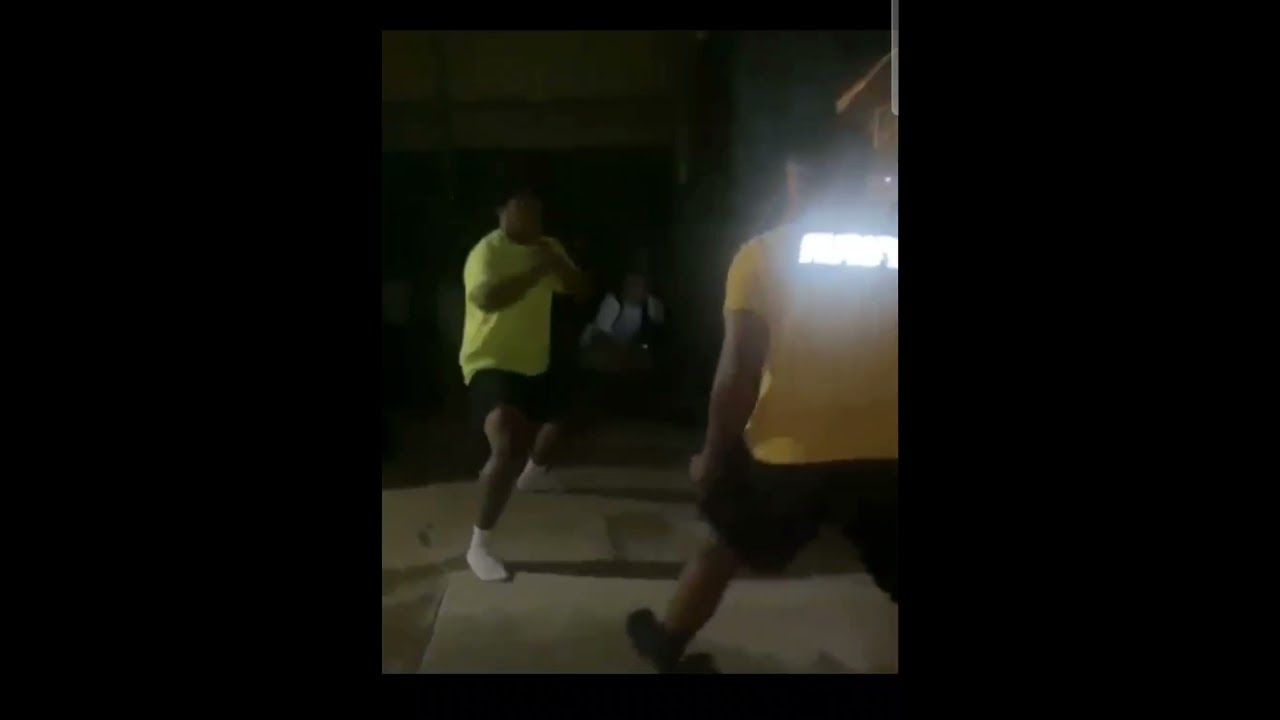 KALIHI VS NANAKULI Scrap Yellow Shirt Nanakuli, Green Shirt Kalihi.