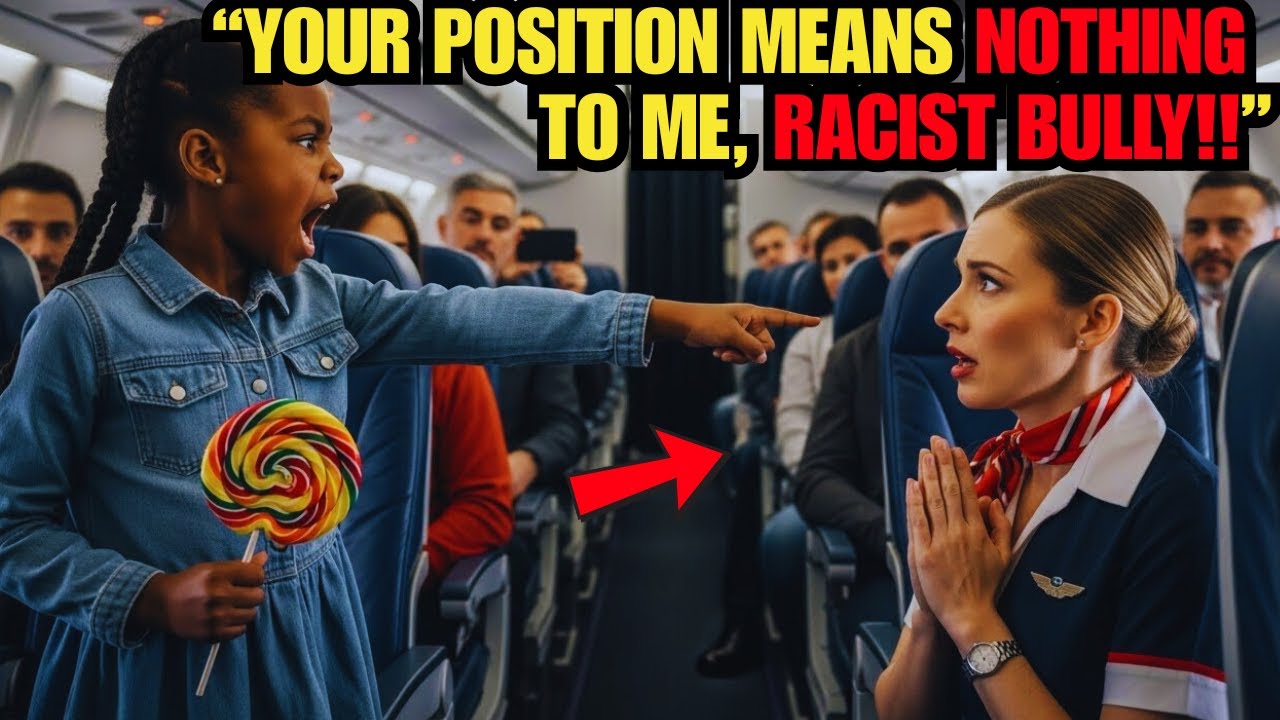 Little Black Girl HUMBLES Racist Flight Attendant Who Tries To Belittle Her