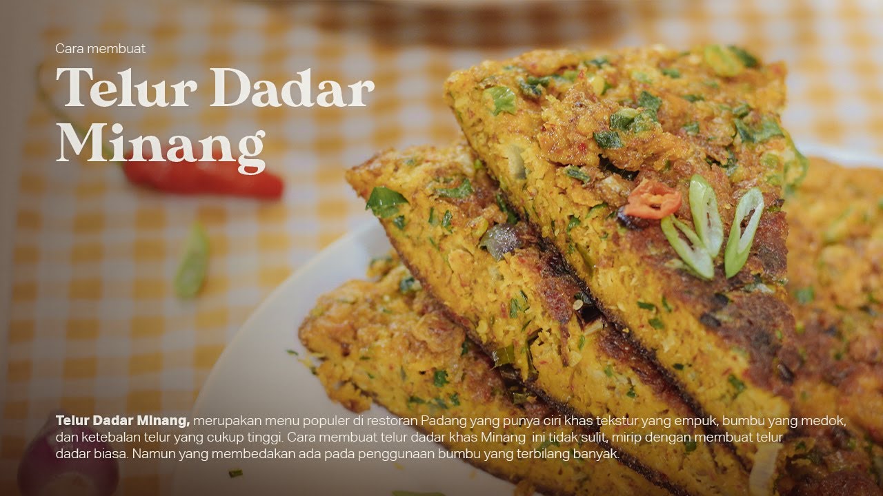 Resep Rahasia Telur Dadar Khas Padang | Tebal Gurih Bikin Nagih