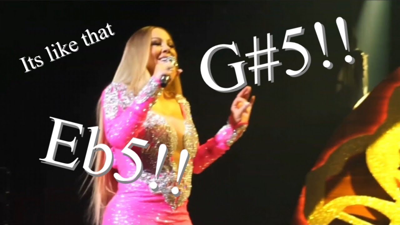 Mariah Carey Its like that “cause IT’S BABY” Belt/Falsetto Notes Through out the Years