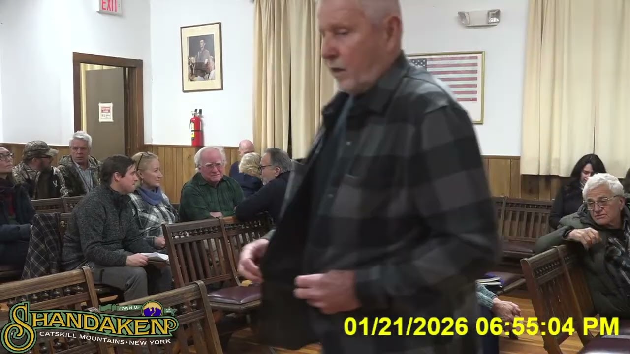 Town of Shandaken 1/21/2026 ZBA Meeting.