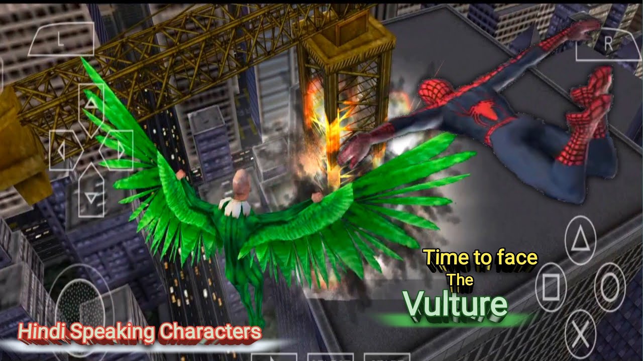 Spiderman Hindi Speaking Characters Gameplay, Time To Face (The Vulture)