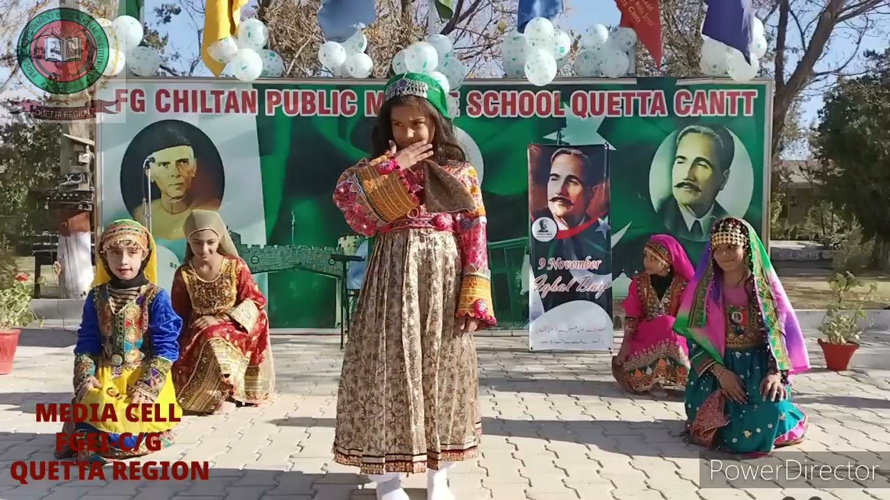 Persian Welcome Song by Students of FG Chiltan Public Middle School Quetta Cantt.