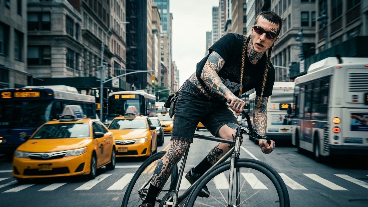 Manhattan FixedGear Session | Dogging 10,000 Cars