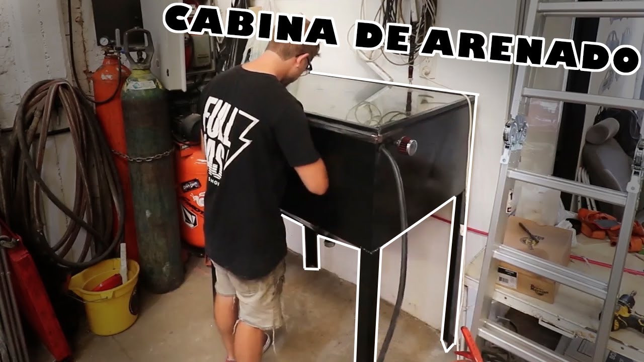 Cabina para la arenadora Casera Cacerola!