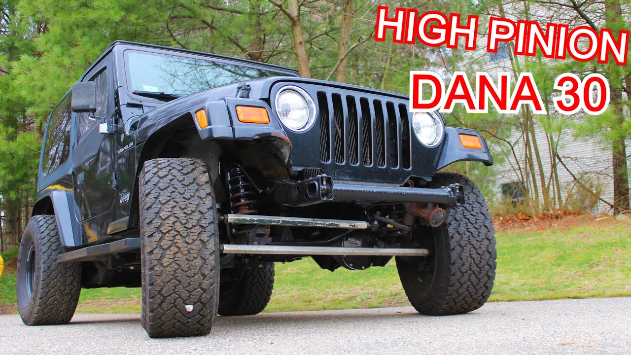 Модернизация переднего моста — двигатель DANA 30 HP в JEEP Wrangler TJ | Budget Crawler, выпуск 26