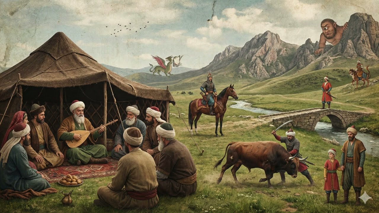 Деде Коркут. Оригинальная серия книг-антологий.
