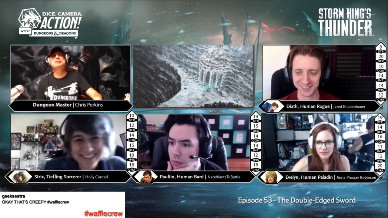 Episode 53 - Dice, Camera, Action with Dungeons & Dragons