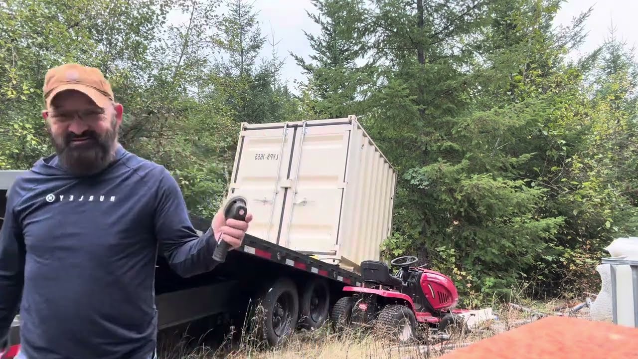 Container recovery/delivery off-road transport part 1 of 2