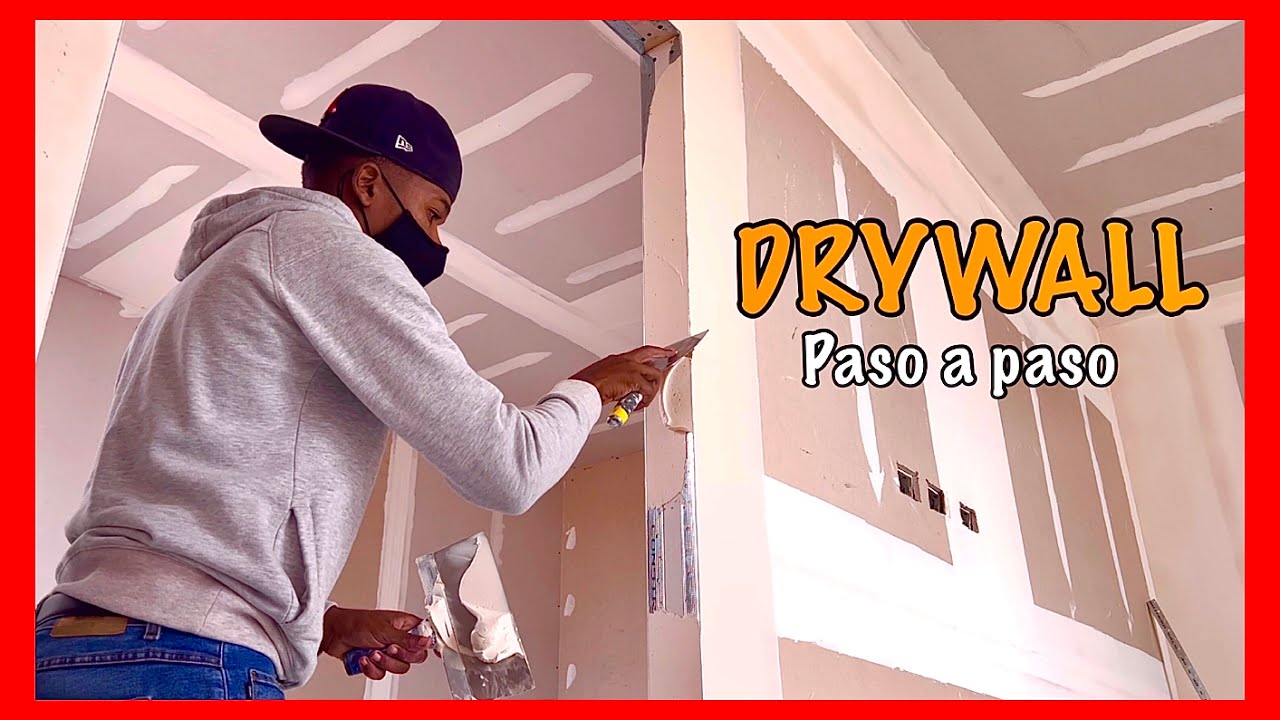 drywall finish step 1 hazlo tú mismo, así le doy acabado a ingreso de puerta de panela de yeso
