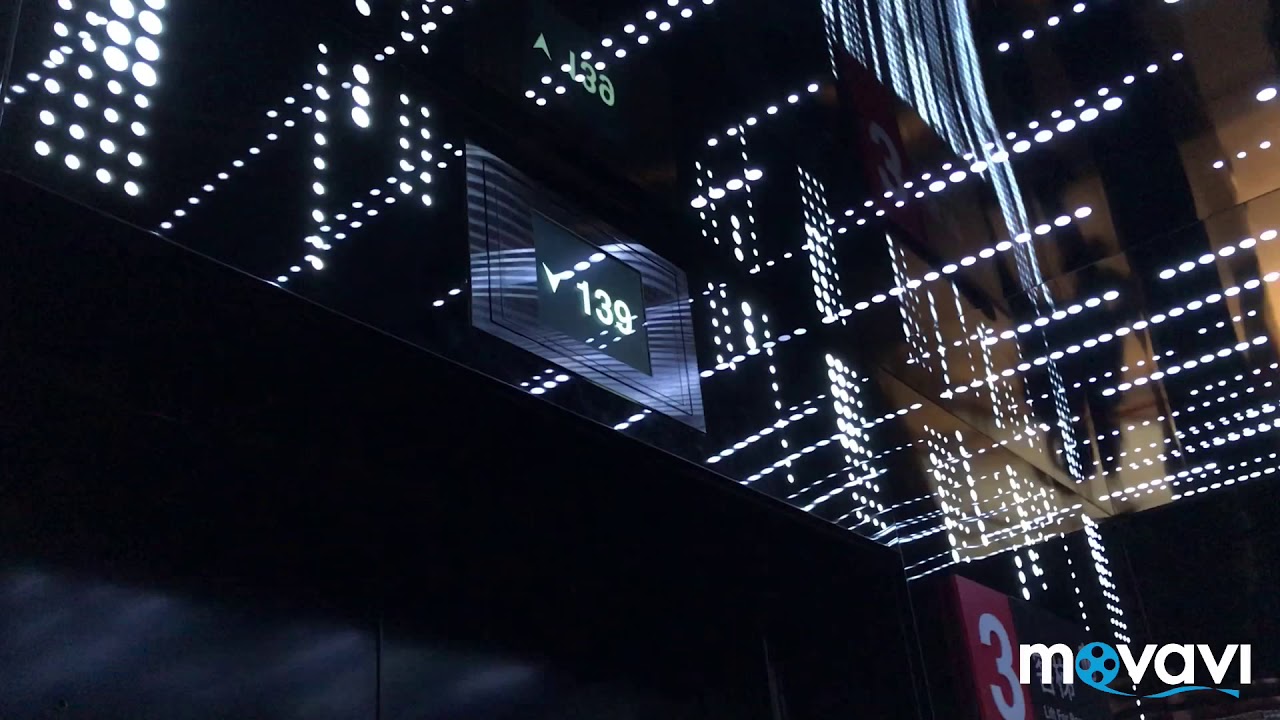 OTIS traction high speed elevator @ Oriental Pearl Tower in Shanghai, China (elevator 3)