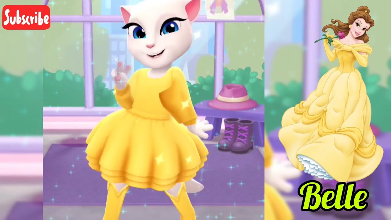 Disney Princess Belle Cosplay 💛 | Angela’s Magical Makeover 👑✨