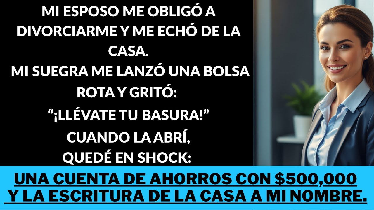 Mi suegra me aventó una “bolsa de basura”… y dentro había $500,000 y una nota secreta