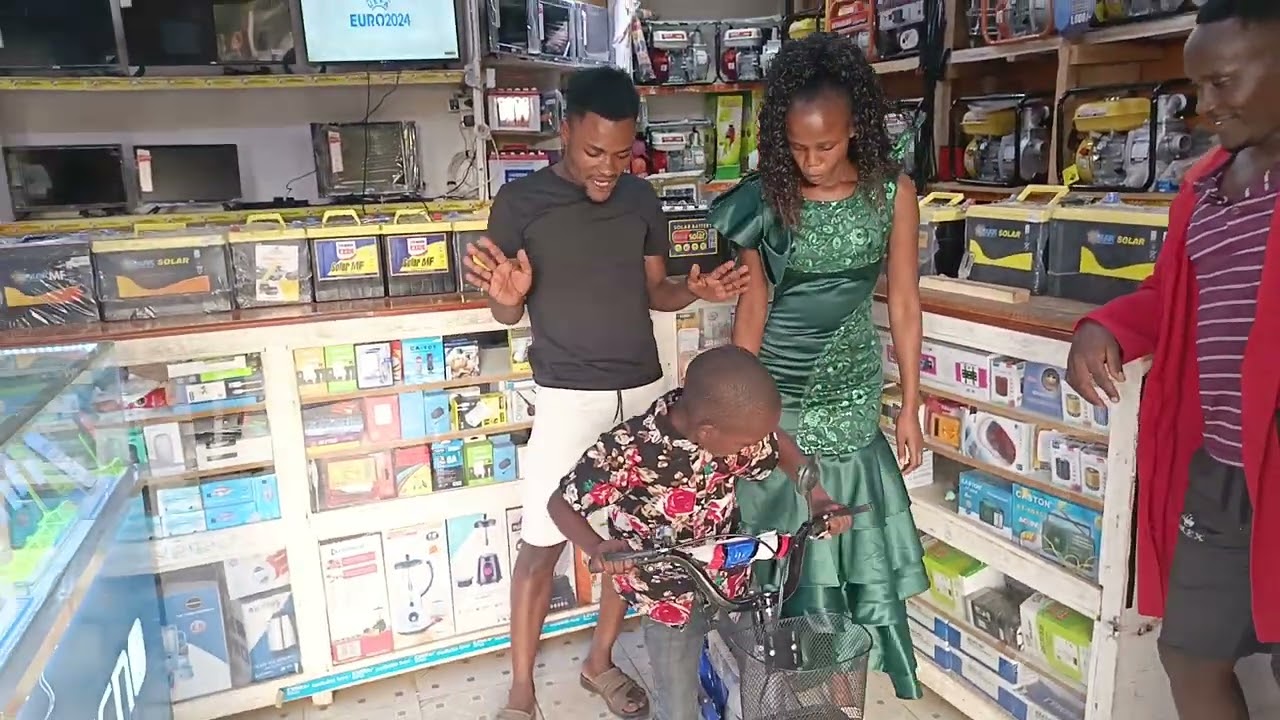 ndeke amenunulia mtoto wake baisikeli  matuu Daystar angalia