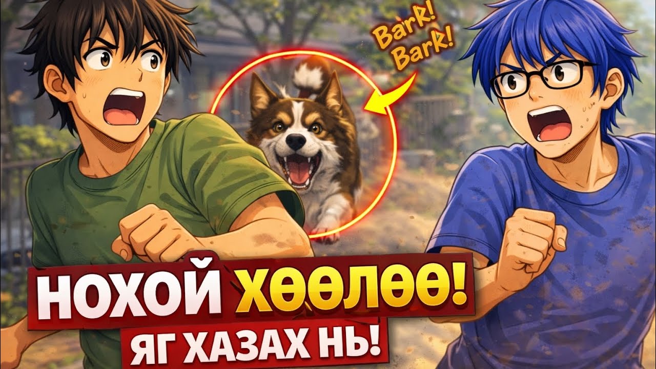 Байрны эзнээс зугтаад… НОХОЙД ХӨӨГДӨВ! 🤣