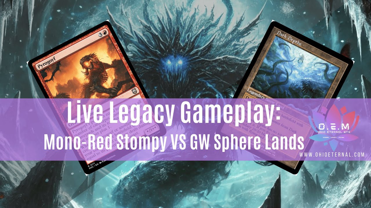 🔥 Mono-Red Stompy vs. GW Sphere Lands | Paper Legacy MTG Gameplay 🔥