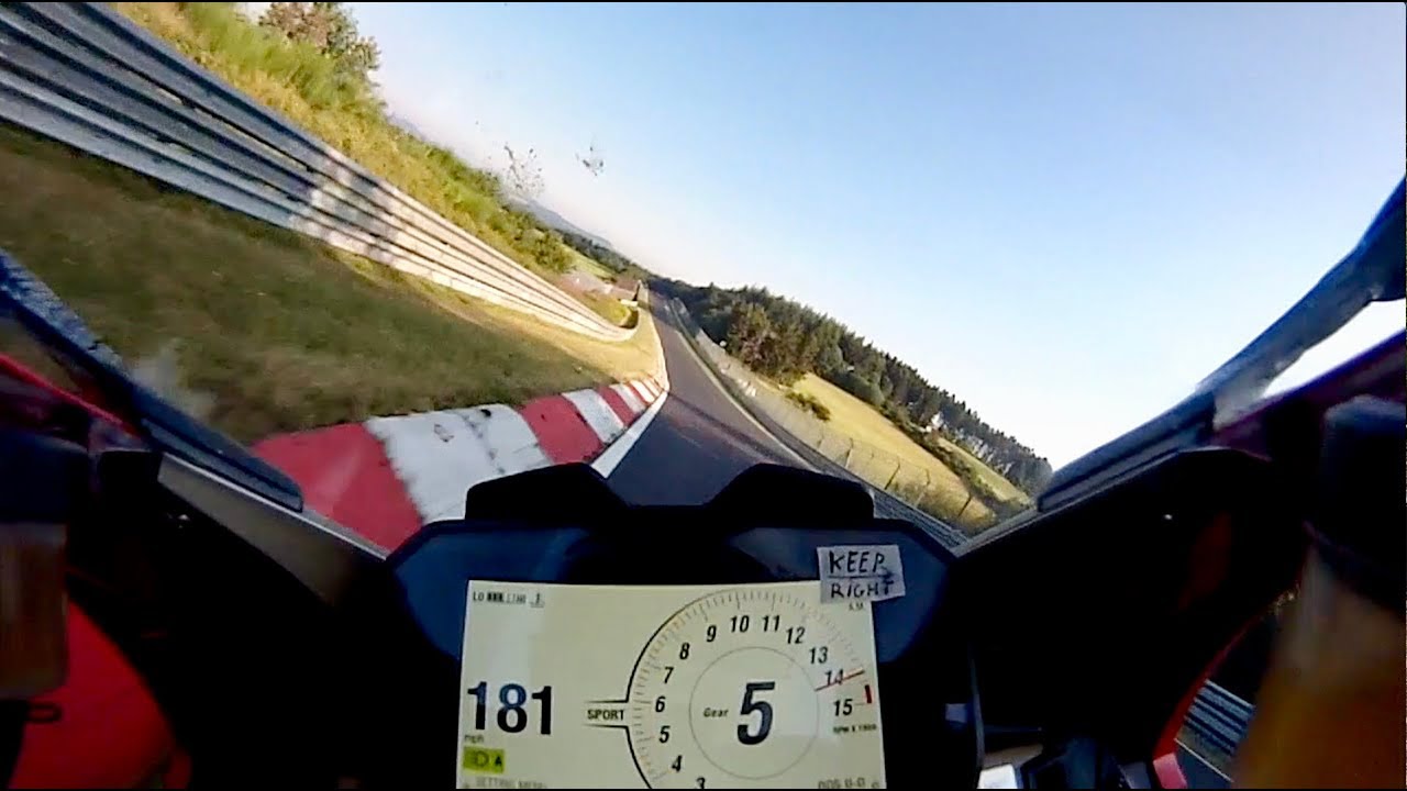 Fastest old age pensioner (OAP) around the Nurburgring, 7.30 btg on a Ducati V4