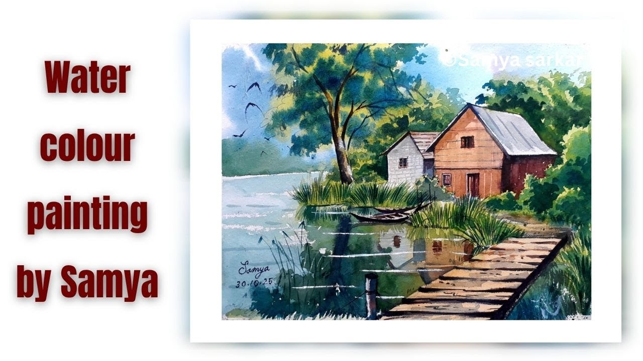 Easy watercolor painting | 
