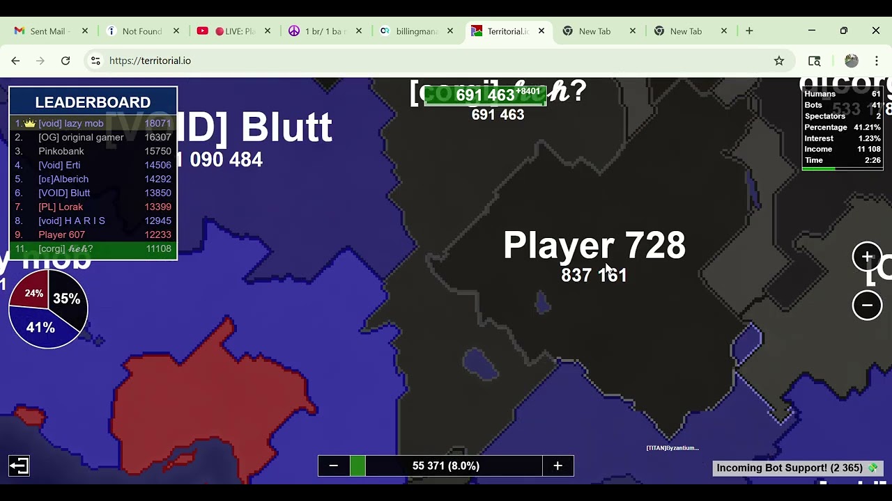 Huge fight between [VOID] [DE] and [OG] [CORGI]