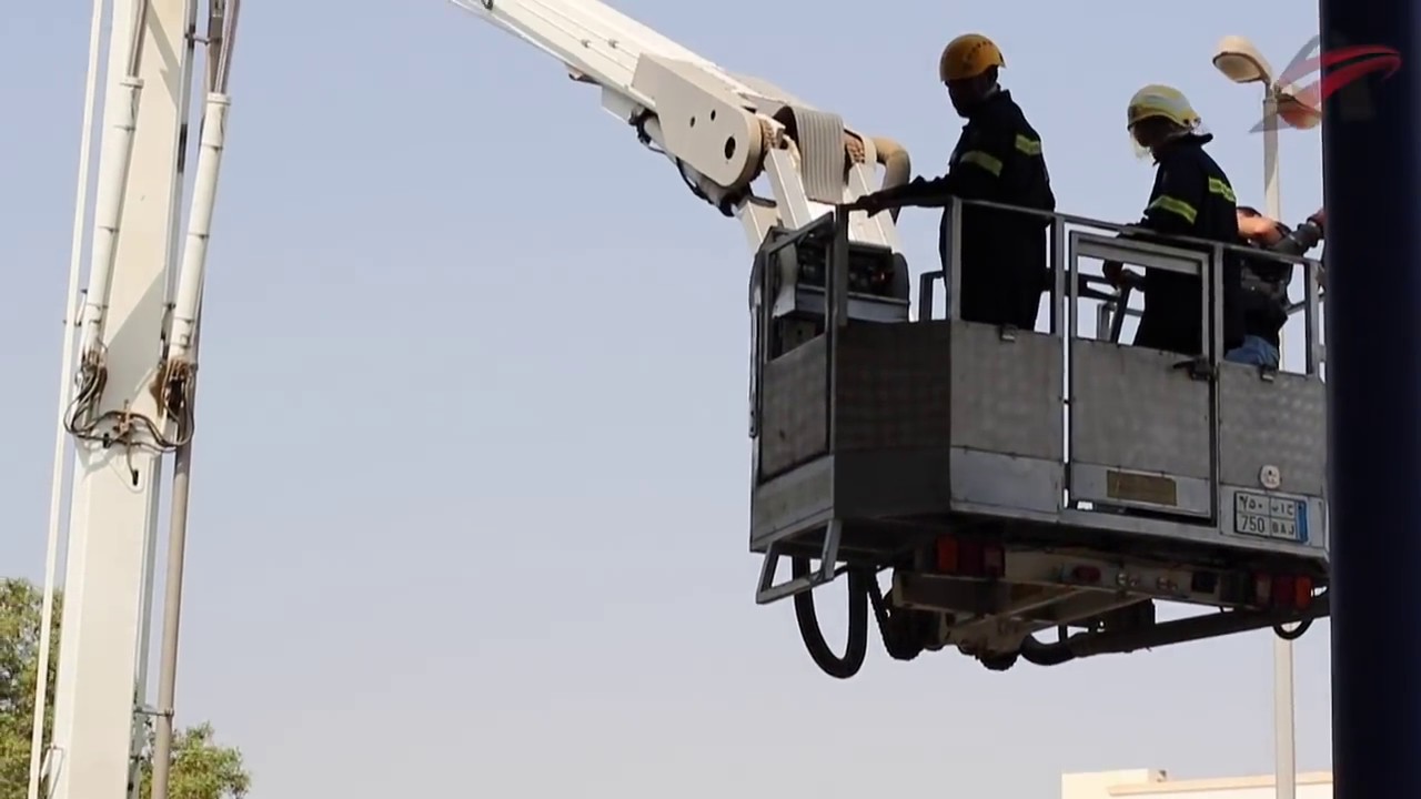 فرضية اخلاء الدفاع المدني  لمدرسة  الأمجاد الإبتدائية بجدة