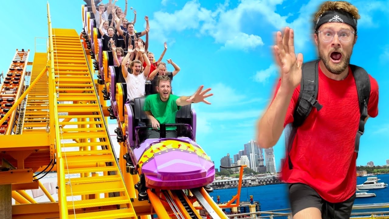 We Played Extreme Tag at an Amusement Park!