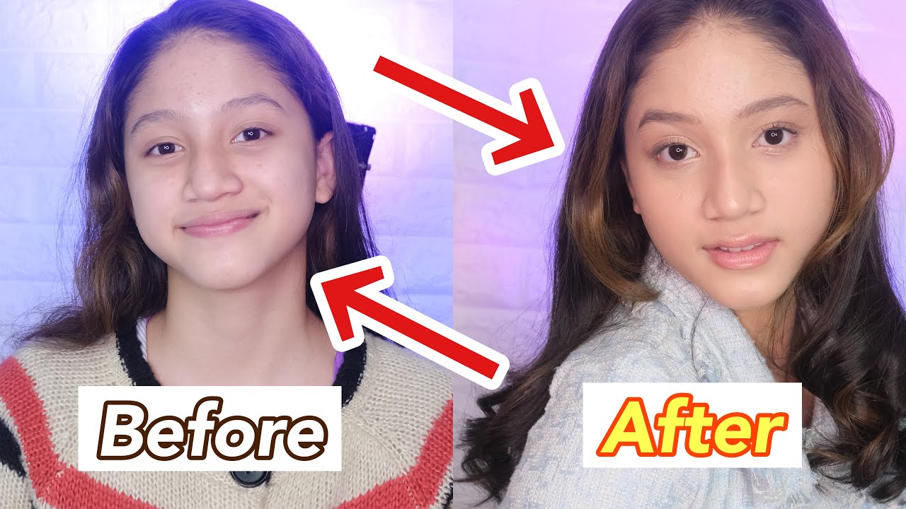 MAKEOVER ADEK JADI CEWE KOREA 🤣 || Vhiendy Savella
