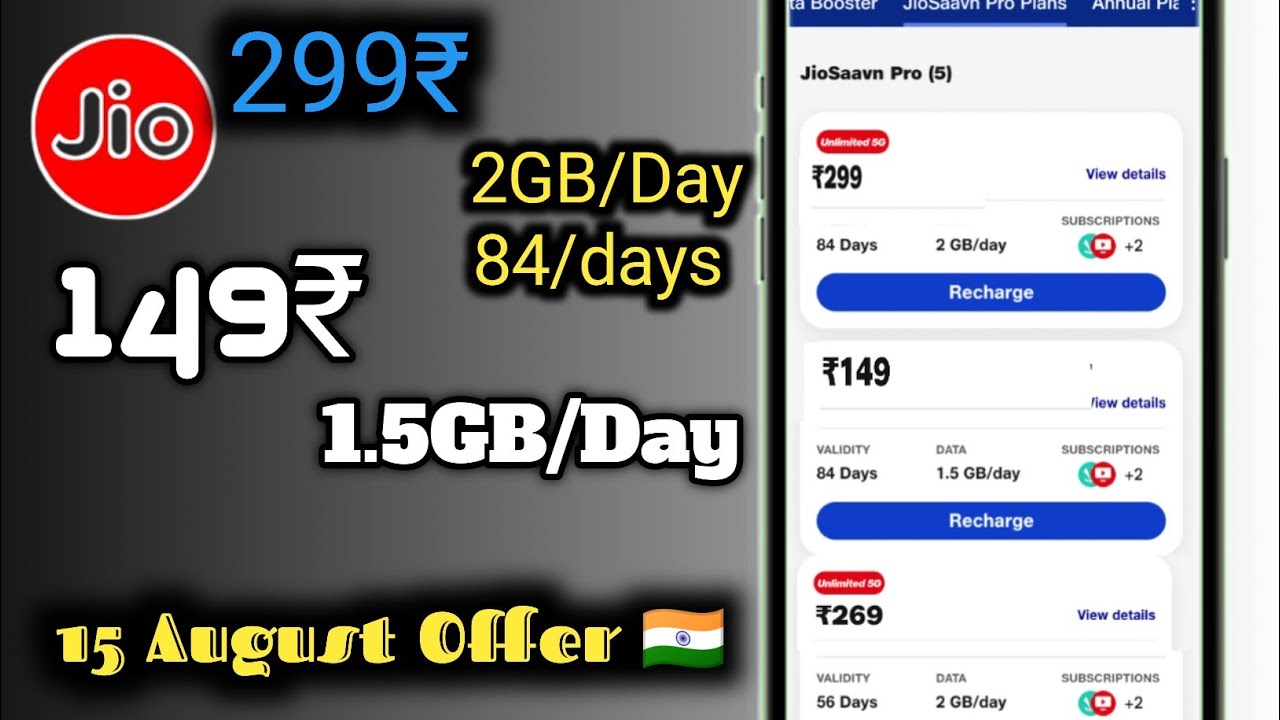 Jio New Recharge Plans 2023 | Jio Best Prepaid Recharge Plans | Jio Prepaid
