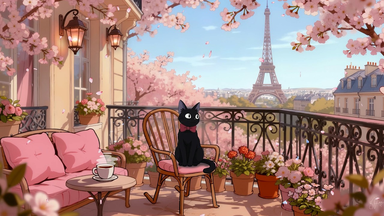 A Sunny Morning in Paris 🗼 Lofi Hip Hop for Deep Work & Focus