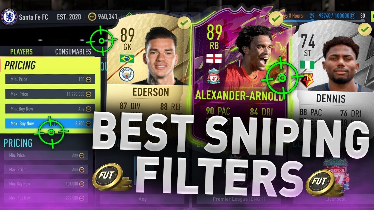 MAKE 200K RIGHT NOW WITH THESE SNIPING FILTERS! 🔥 (FIFA 22 BEST SNIPING FILTERS TO MAKE COINS)