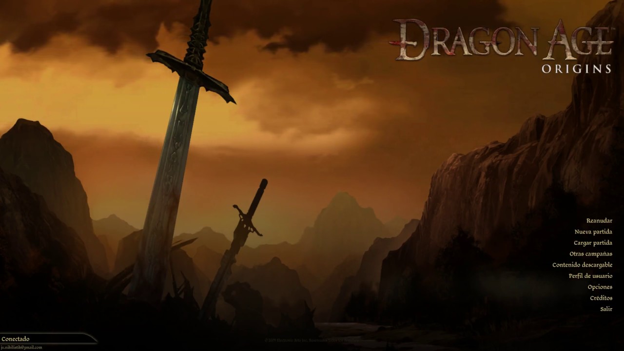 Dragon Age Origins   Main menu theme   10 Hours