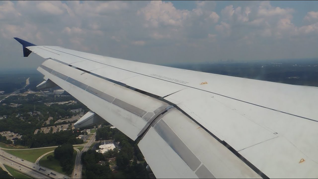 Delta Airlines Airbus A319-114 [N332NB] descent and landing in ATL