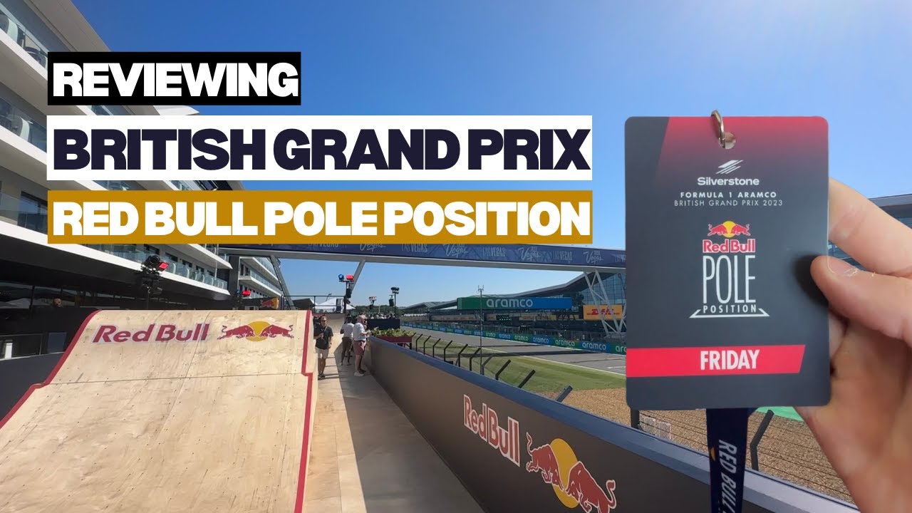 Reviewing British Grand Prix hospitality inside Red Bull Pole Position 🏎️🇬🇧
