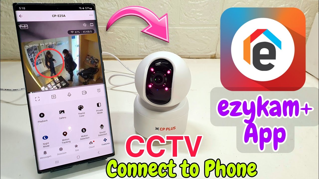 CP Plus Camera Connect To Phone | ezykam plus app | CCTV Camera Connect To Phone | Ezykam Plus