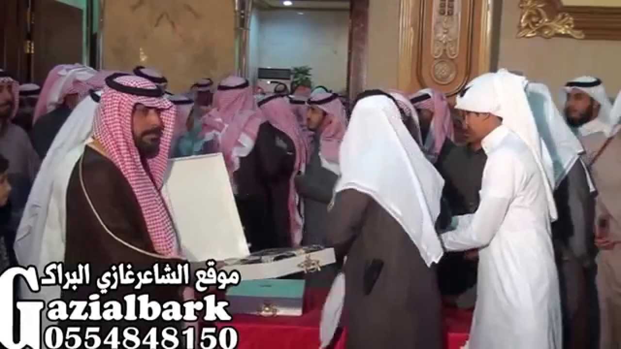 فقرة التكريم في زواج مبروك ونادر ابناء الشيخ ناشي المهميزي وكلمة الشيخ احمد ابو شهاب