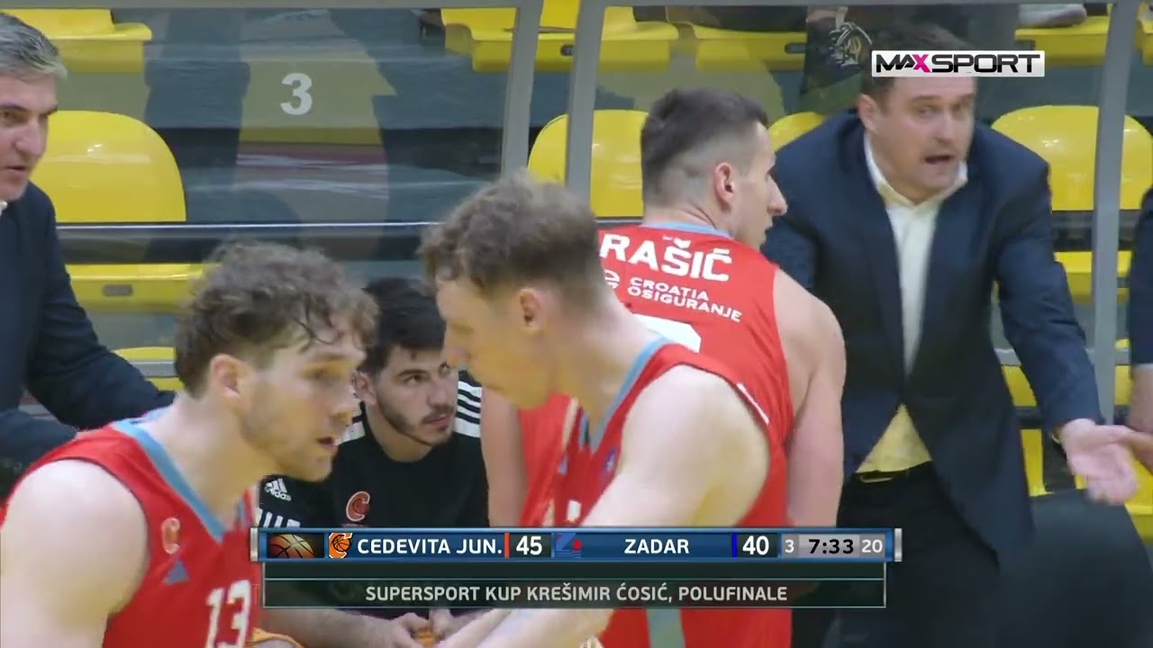 CEDEVITA JUNIOR vs ZADAR 72:83 (polufinale, SuperSport Kup Krešimir Ćosić 23/24)