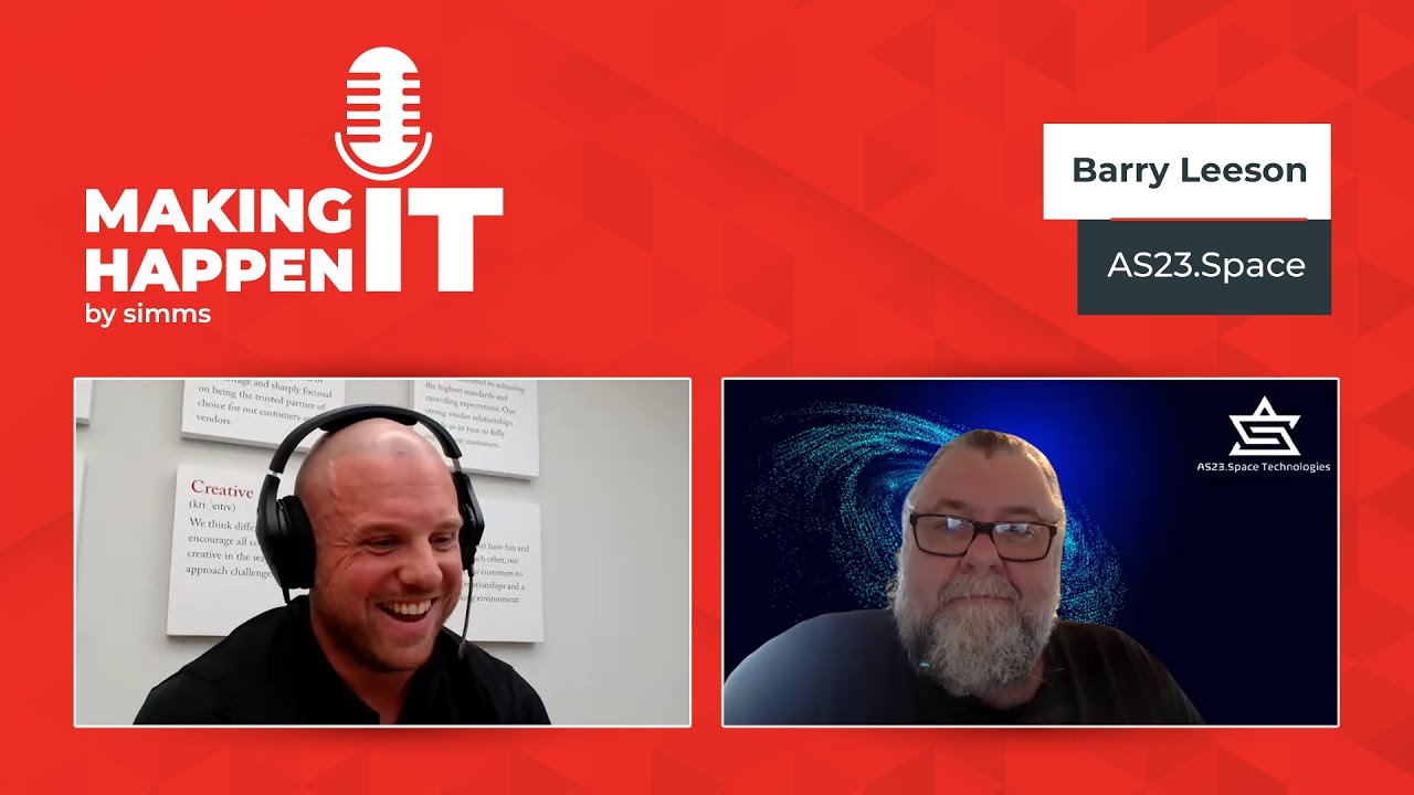 PUTTING DATA CENTRES IN ORBIT! | AS23.Space | Making IT Happen by Simms | Technology EP10