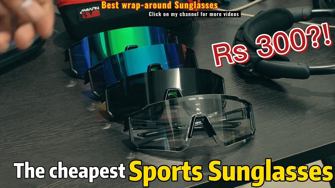 NuVew UV Protection Sports, Wrap-around Sunglasses | best riding sunglasses | #trending #sunglasses