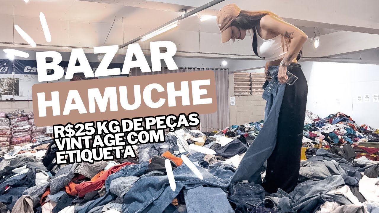 BAZAR HAMUCHE | MELHORES BRECHÓS DE SÃO PAULO | R$25 kg das roupas, peças vintages novas c/ etiqueta