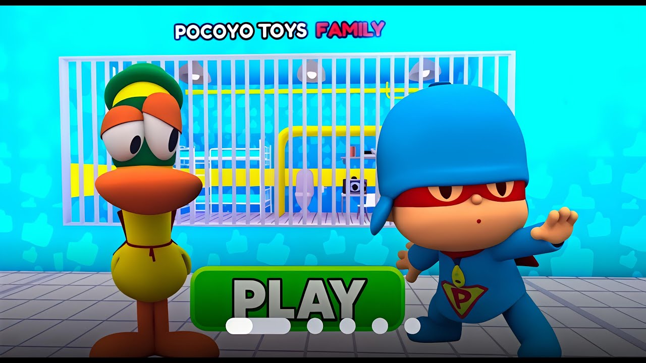 POCOYO TOYS PRISON RUN! (OBBY!) 