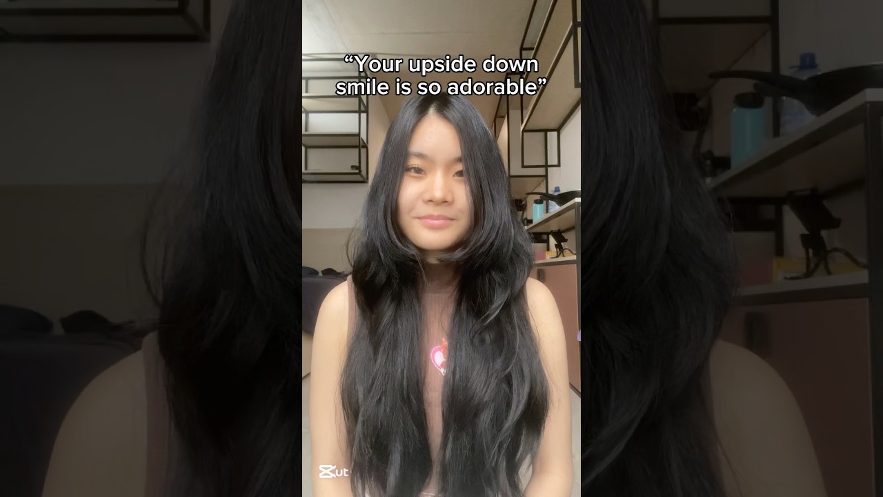 Upside down smile trend🙃 #trending #challenge #smile #crazy #memes #funny #relatable #shorts #fyp