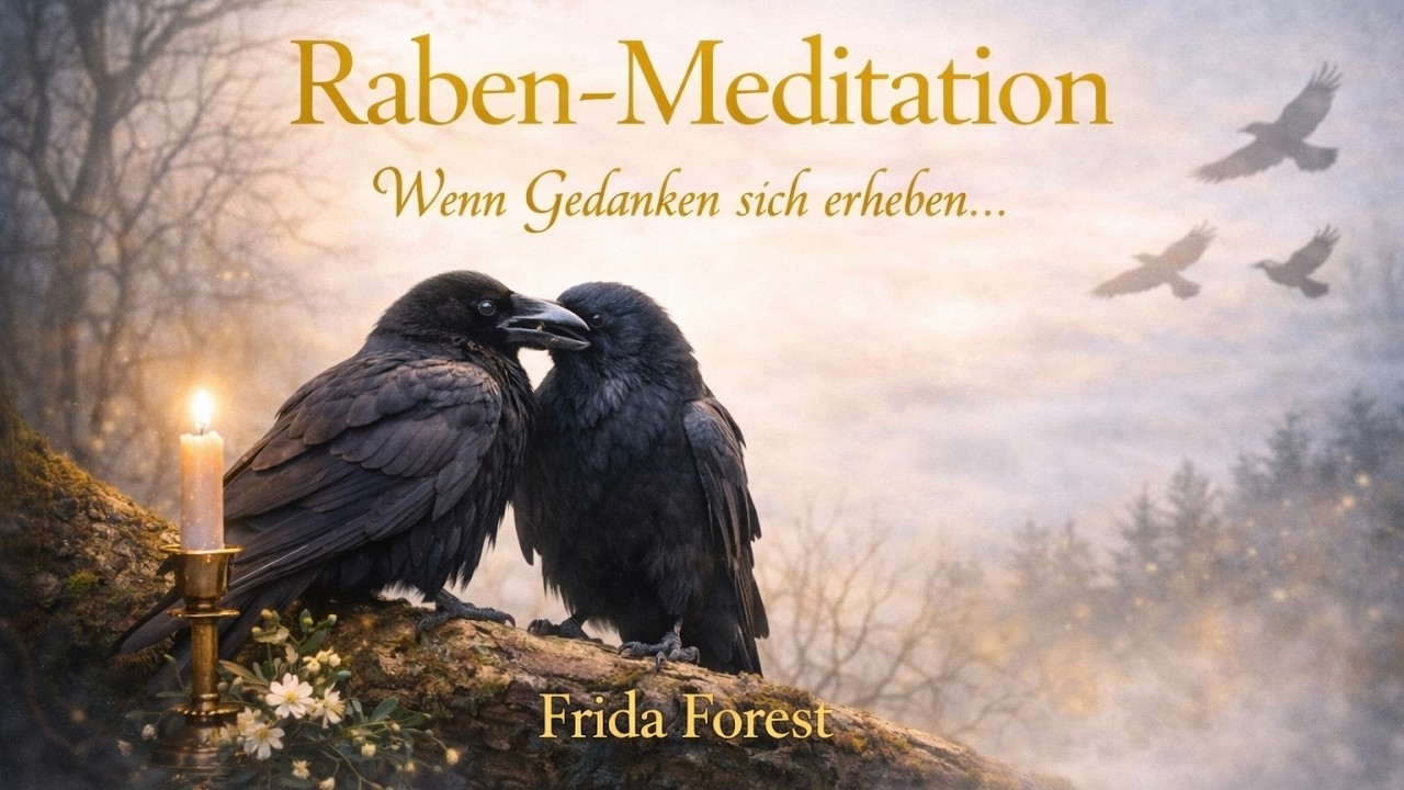 Raben-Meditation - Hüter der verborgenen Wahrheiten | Geführte Reise zur inneren Weisheit 🌿🤍