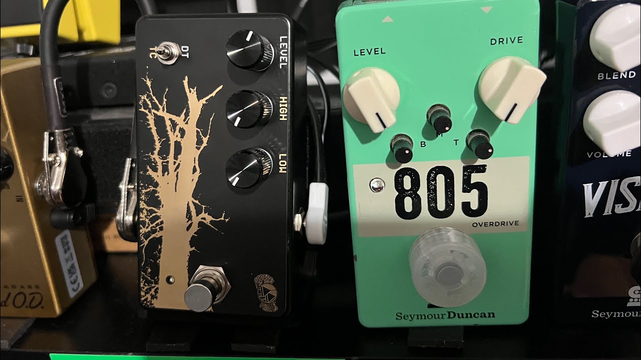 Dirty Tree pedal vs SD 805 Overdrive