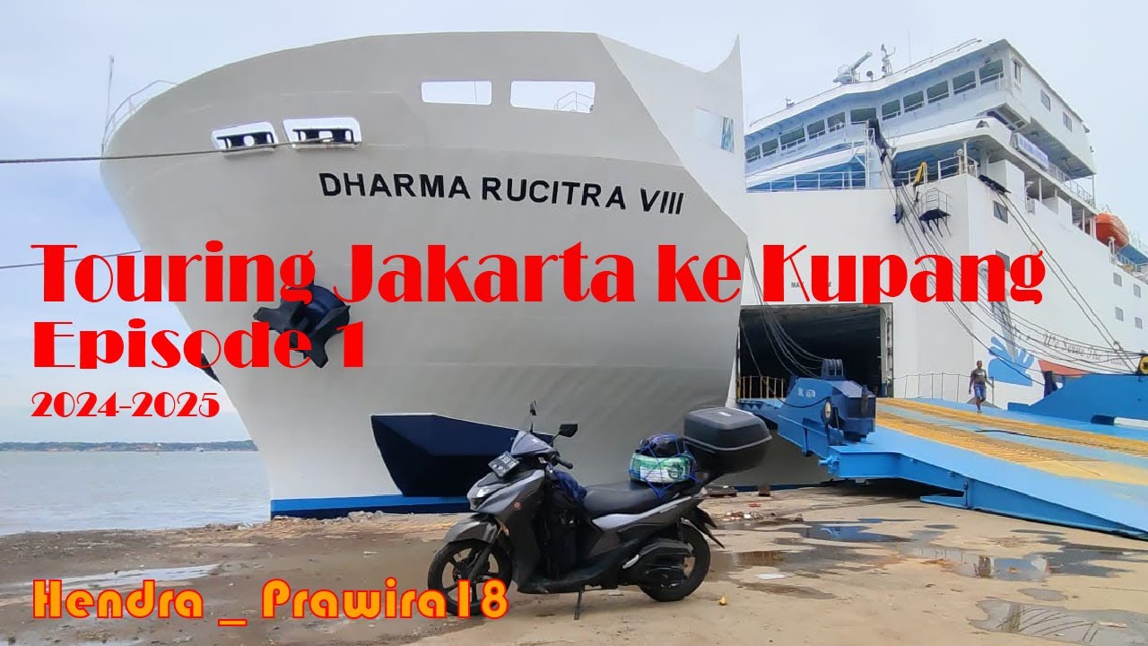 Mau Tau  Low Biaya Touring Motoran Santai Jakarta - Kupang NTT  Episode 1 Yamaha Gear 125 cc. 
