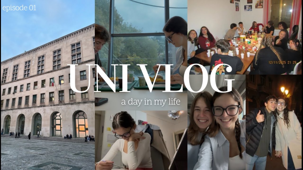 UNA GIORNATA IN UNI + mercolegin 🍷 📖