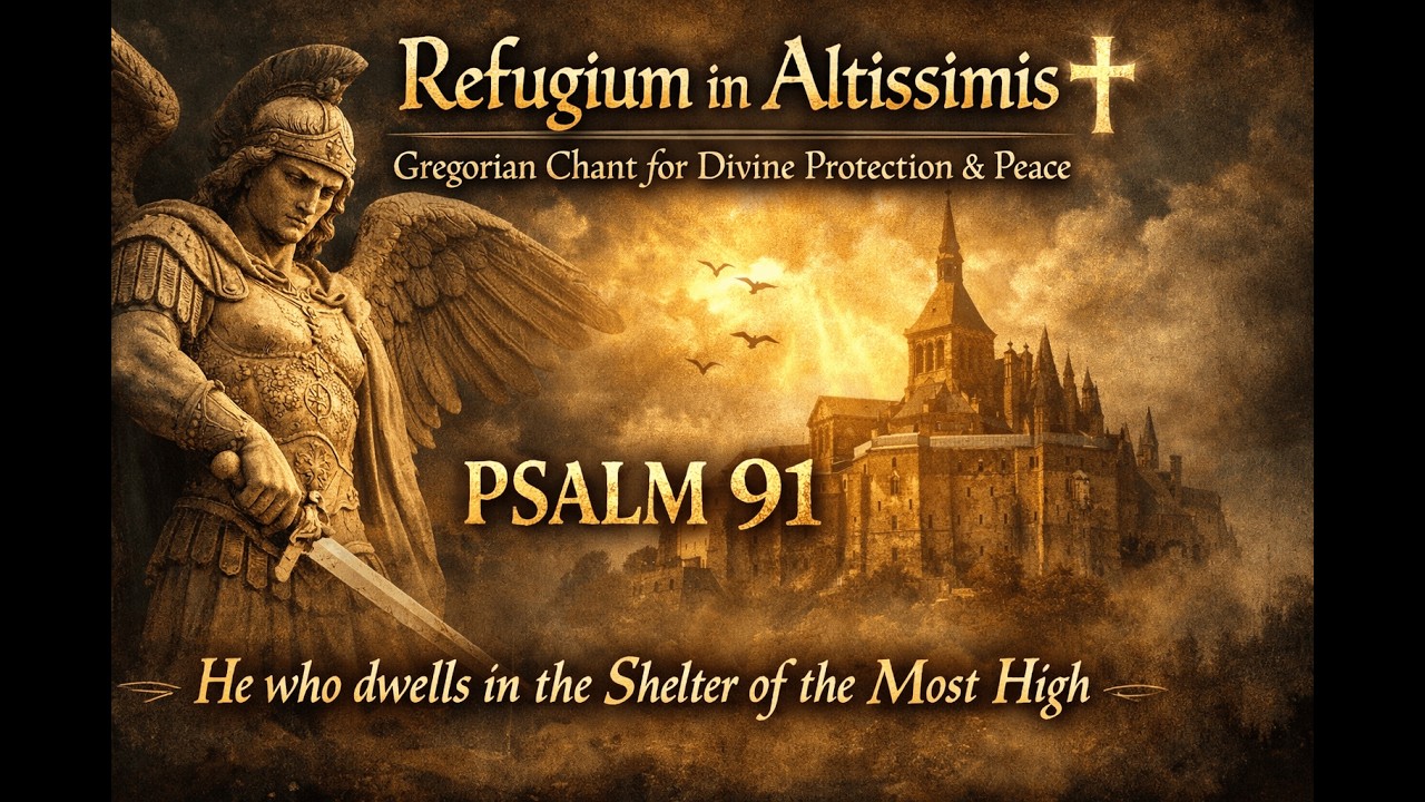 Refugium in Altissimis ✝️ Gregorian Chant for Divine Protection & Deep Peace | Psalm 91 Prayer