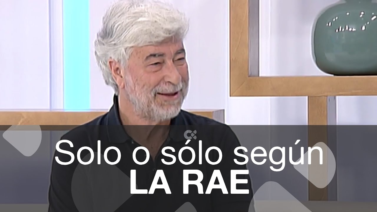 Solo o sólo según la RAE