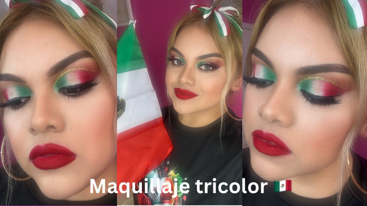Tutorial de maquillaje para las fiestas patrias 🇲🇽