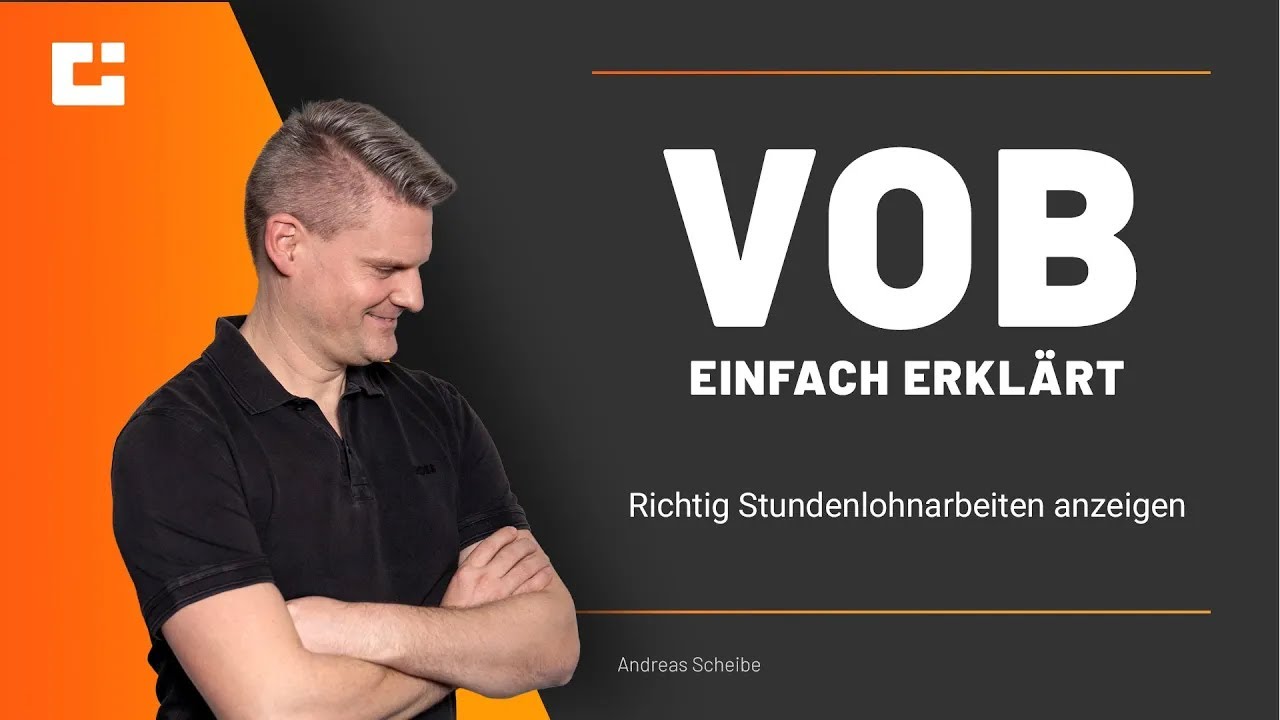 VOB einfach erkl&auml;rt: Wie du richtig Stundenlohnarbeiten anzeigst!