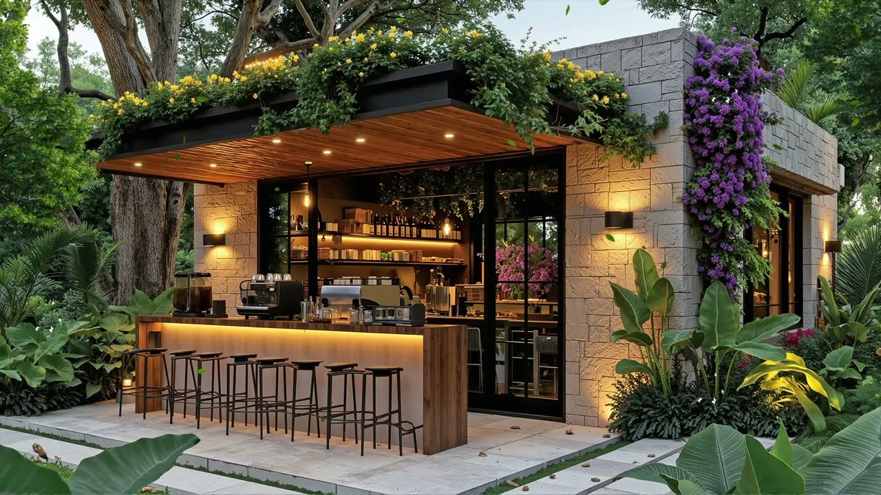 Relaxing Garden Jazz Music 🌿 Smooth Jazz for Morning Coffee, Reading & Peaceful Moments