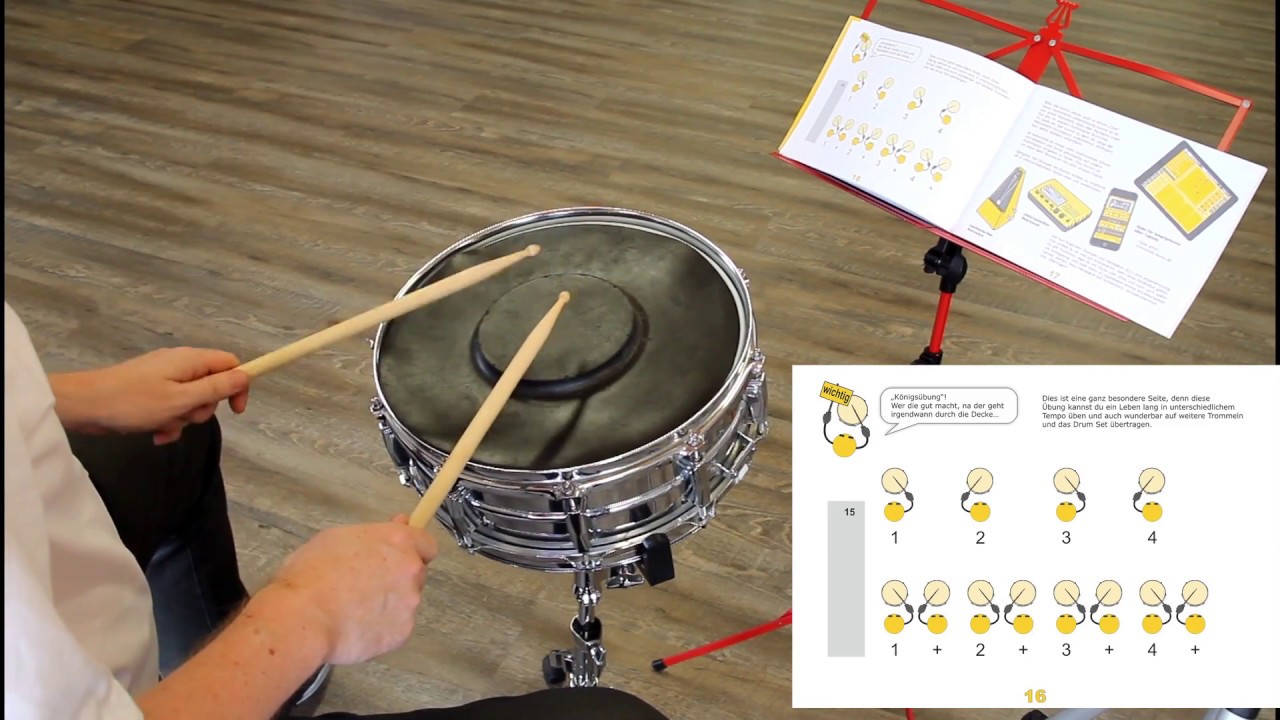 Snare Drum lernen - Übungen mit Zählen - S. 09-16